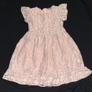 Boutique Dress - Mauve lace dress. Size M (3t/4t.) Worn 1-2 times